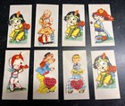 Lot Of 8 Vintage 1940s Unused Articulated Valentine   s Day Cards