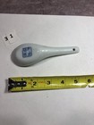 Lot Of 6 Vintage Chinese Blue White Koi Fish Porcelain Soup Spoons  s-31