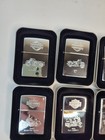 Harley Davidson Zippo Lighters Through The Decades Set  8  Plus Extras 10 Pieces