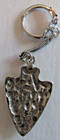 Vtg New Mexico Arrowhead Shape Red Bird Souvenir Pendant Fob Keychain