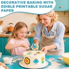 24 Pcs Printable Frosting Sheets   Icing Sheets   Edible Paper Topper 8 5  X 11 