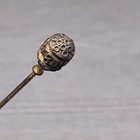 Antique Vintage Victorian Art Nouveau Hat Pin Gold Tone  6 5   