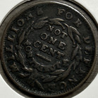 1837 Not One Cent Millions For Defense Token Error Coin W die Rotation