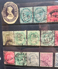 India British Commonwealth Used Stamp Lot  60 Overprints  Victoria  George V