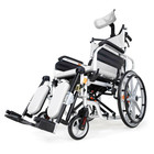3-in-1 Reclining Wheelchair 265lbs Capacity  Waterproof Design  3-second Recline