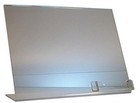 25 Acrylic 11  X 8-1 2  Slanted Sign Holders With Business Card Holder