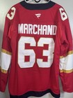 Brad Marchand  63 - Florida Panthers Red Stanley Cup Patch Hockey Jersey