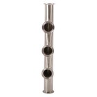 Manifold   Tri Clamp 1 5  1 1 2  Inch X 3 Port - Sanitary Ss304  2 Pack 
