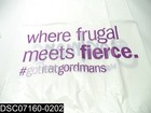 Qty 500 Gordmans Large White T-shirt Plastic Bags