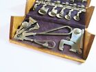 Refinished Singer Sewing Machine 1889 Oak Puzzle Box     Includes Attachments