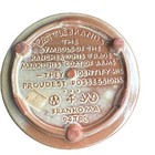 Frankoma Pottery Cattle Brands Trivet Wall Plaque 94tc Vintage