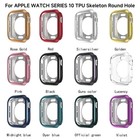 For Apple Watch Series 11 10 42mm 46mm Electroplate Tpu Watch Bumper Case Cover