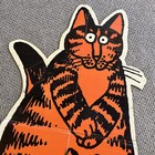 Kliban Cat Vintage 1977 Cardboard Standup Rare 54x32 Bk Workman Publishing