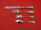 New Queens By Gorham Sterling Silver Dinner Size Place Setting s  4-piece