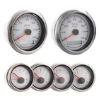 W Pro 6 Gauge Set 85mm Gps Speedometer 120 Mph Waterproof Car Marine Boat Truck