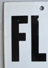Vintage 1930s New York Subway Train Station Porcelain Sign Flushing Avenue Nyc
