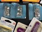 Vtg Lot Of Sewing Notions Pearl Snaps Fasteners Hooks Rivets Dritz Prym Risdon
