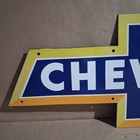 Chevrolet Porcelain Enamel Sign  36 X 12 Inches 1 Sided