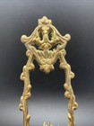 Vintage Art Nouveau Ornate Victorian Brass Tabletop Easel 9 5   