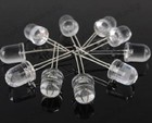 Lot Of 100 Pcs 10mm Round Blue Led Superbright Bulb Lamp Light Usa Seller