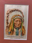 Lot Of 10 S68-1 Silk Indians Framed With Sitting Bull Nebo Zira Medium Ten