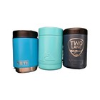 Lot Of 3 - Yeti Colster X2  1 Ozark Trail 12oz Can Coolers - Two Lane Luke Bryan