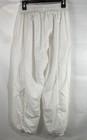Adidas Men s Woven Track Pants White Pink Trefoil Mesh Lined Jogger Sz S Nwt