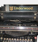 Underwood No  3 M Manual Standard Steel Typewriter With Original Ribbon  Antique