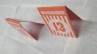 Individual Whataburger Restaurant Table Tent Numbers 13 - Modern Glossy