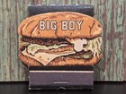 Vintage Frischs Big Boy 15 Ct  Matchbook Feature Full Unstruck Lion Co  Contour