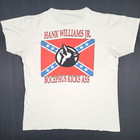 Vintage Hank Williams Jr Bocephus Kicks Ass T Shirt L Single Stitch 80s Usa Rare