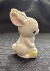 Vintage 1982 Hallmark Easter Bunny With Basket Of Eggs Ceramic Figurine-taiwan