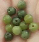 Set 10 Lot 6mm Green Connemara Marble Loose Irish Round Beads 4earrings Bracelet