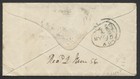 1856 Transatlantic Cover Glasgow Scotland To Bellevile Uc Paid