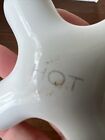 Antique Vintage White Porcelain Hot Water Faucet Tap 4 Knobs 2 5  Square