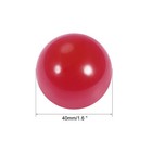 40mm Dia Acrylic Ball Red Sphere Ornament Solid Balls 1 6  For Home Decor
