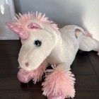 Ganz Unicorn Stuffed Animal Astra White Pink Rainbow Plush 17  New