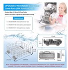 Upgraded Wd28x26099 Dishwasher Lower Rack Compatible With Ge