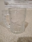 Batman Forever Mcdonalds 1995 Batman Embossed Glass Mug Cup 