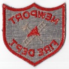 Patch Newport  newport County  Ri C1970 Fire Department Cut Edge 3 5x3 5 