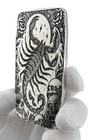 10 Ozt 999 Fine Silver Art Bar- Scorpion s Wrath- Adamo Techne- Limited Edition