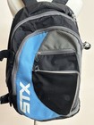 Stx Field Hockey Lacrosse Equipment Backpack Black Blue Multi Pocket Gear Bag