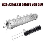 12 Inch 304 Stainless Steel Bbq Wood Pellet Smoker Tube For Cold Hot Smoking