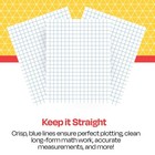 500 Pack 8-1 2 X 11 Graph Paper  1 4 Rule  Two Sides  White  Bulk  Loose Leaf