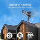 480 Miles Outdoor Tv Antenna Motorized Amplified Hd Tv 1080p Vhf uhf 360  