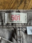 Levi s 501 Jeans Mens W30 L30 Faded Gray Button Fly Straight Leg Made In Mexico 