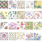20 Pack Assorted Floral Napkins Decoupage Decorative  Decoupage Napkins Cockt   