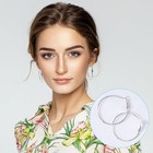 96pcs Hoop Earrings Finding  Hypoallergenic Alloy Round Earring Hoops