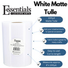 Ebl Tulle White Matte 100yd