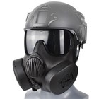 M50 Double Fan Gas Mask Hunting Cs Tactical Military Protective Full Face Mask